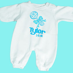 It's A Baby Rattle Fleece Romper